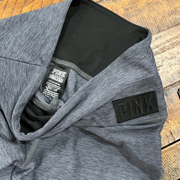 PINK Victoria's Secret Charcoal Distressed Leggings - Picture 2 of 4